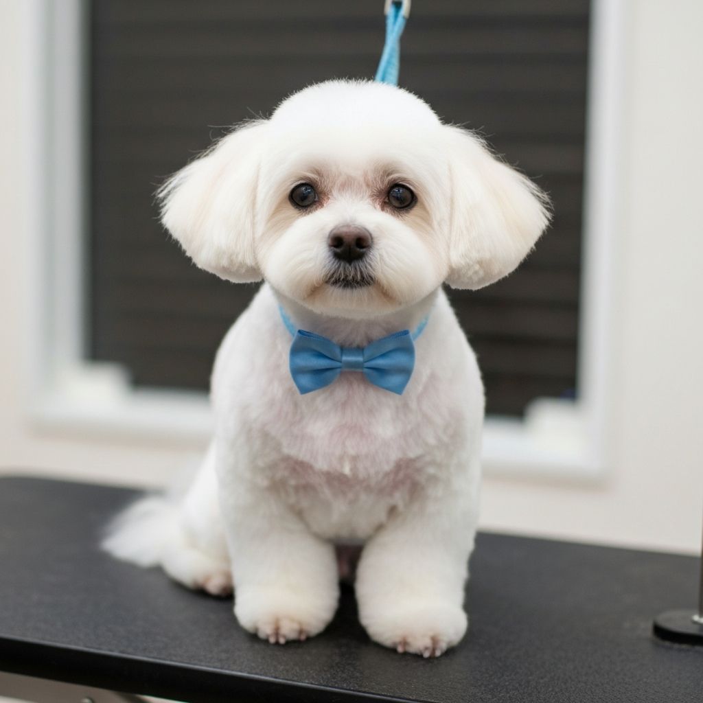 Snowball after grooming